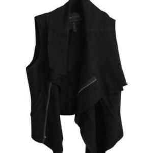 BCBG Fauxe Suede Vest
